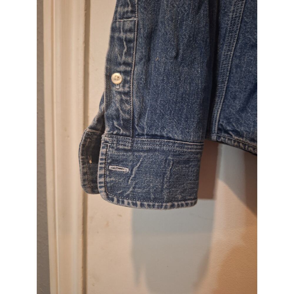 VTG Lauren Jeans Co Ralph Lauren Denim Button Down Shirt L NWT - Picture 7 of 16